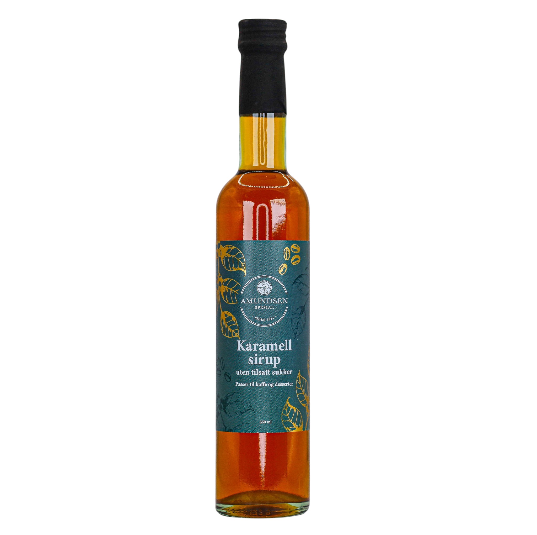 Karamell sirup, uten tilsatt sukker, 350 ml